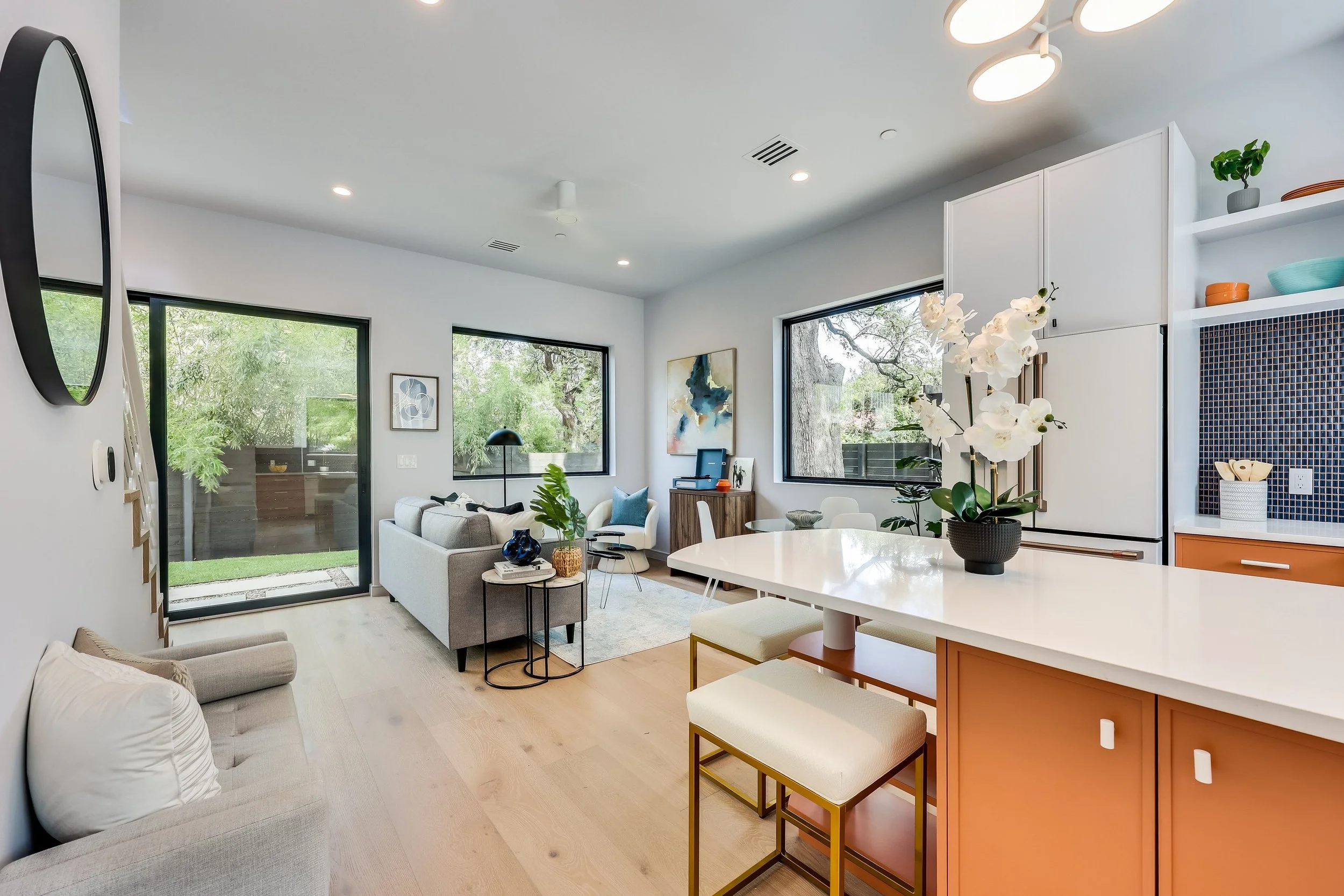 Vinyl — Unit C exterior, Johanna Collection