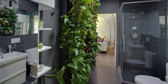 living wall bathroom